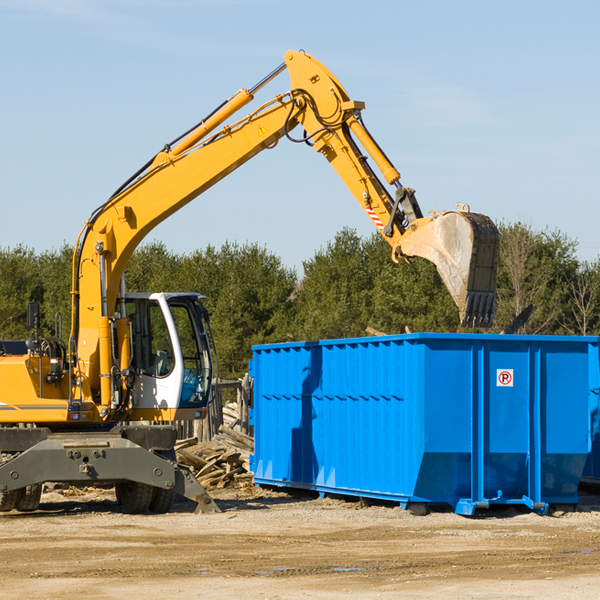 what happens if the residential dumpster is damaged or stolen during rental in Chevy Chase View